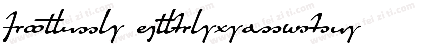 Sonya  Ligatures字体转换